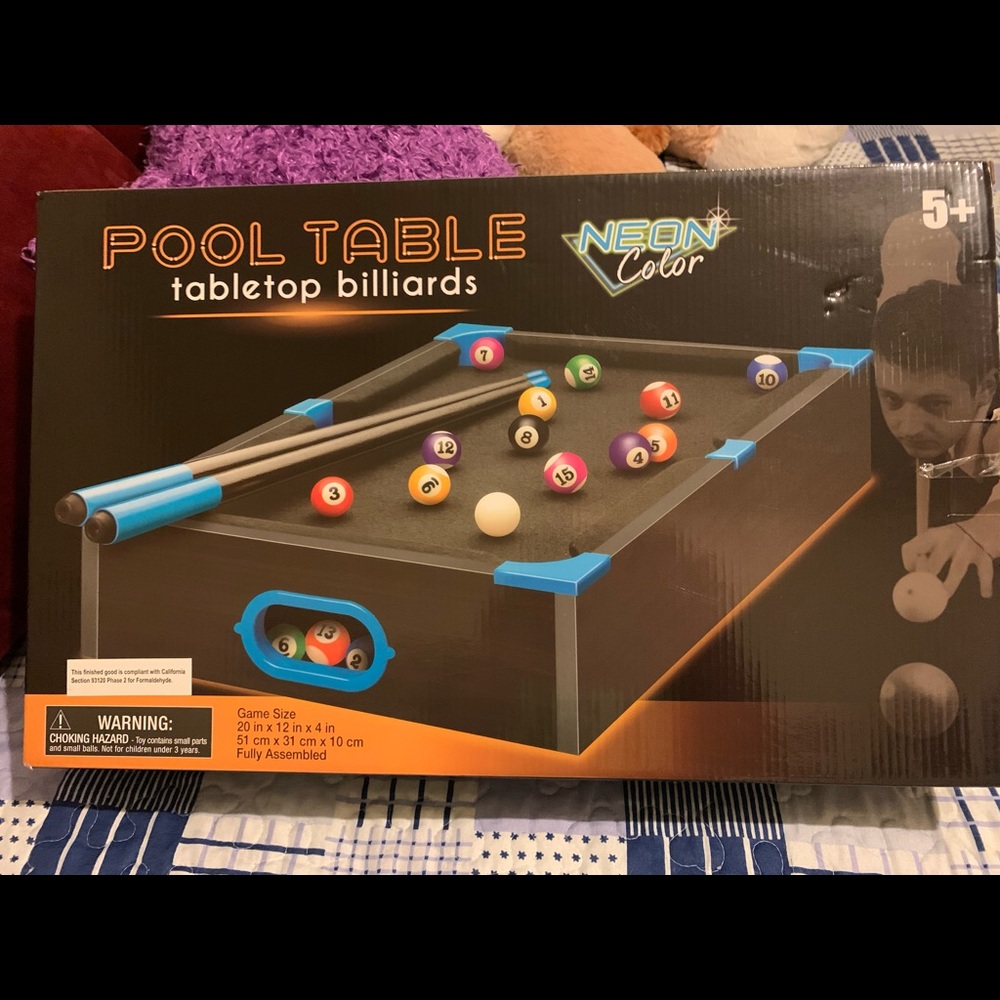 Child’s pool table